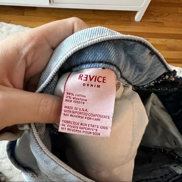 Revice Denim Yin Yang Two-Tone Zipper Jeans in Tokyo Wash - Picture 10 of 10